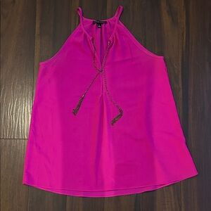 Vibrant Pink Women's Spaghetti Strap Tank